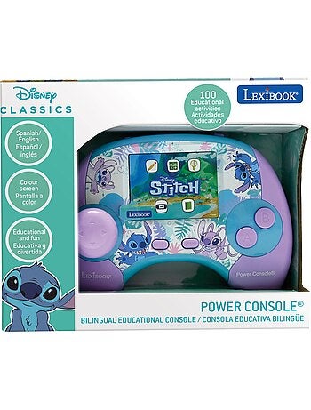 Consola de juegos educativos Stitch con 100 actividades (EN/ES)