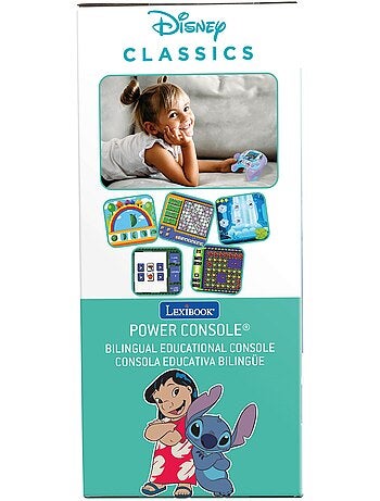 Consola de juegos educativos Stitch con 100 actividades (EN/ES)