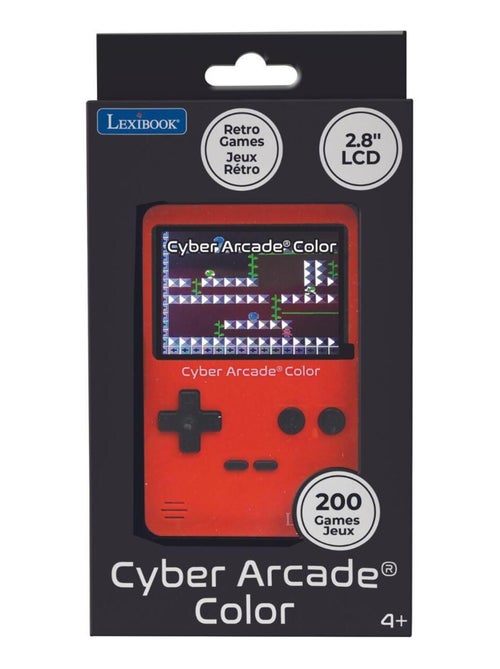 Consola de mano Classic Cyber Arcade 2,8'' 200 juegos - Kiabi