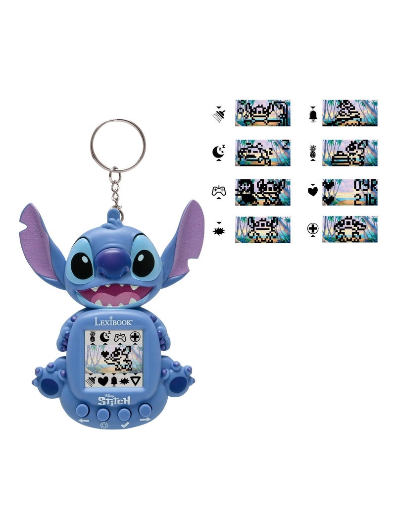 Consola Disney Stitch My BestE® con pantalla LCD que incluye 3 juegos del universo Disney Stitch Azul - Kiabi