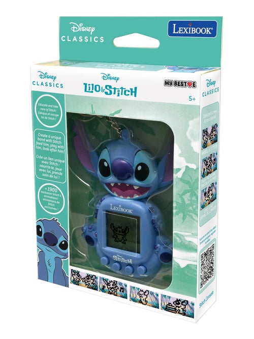 Consola Disney Stitch My BestE® con pantalla LCD que incluye 3 juegos del universo Disney Stitch - Kiabi