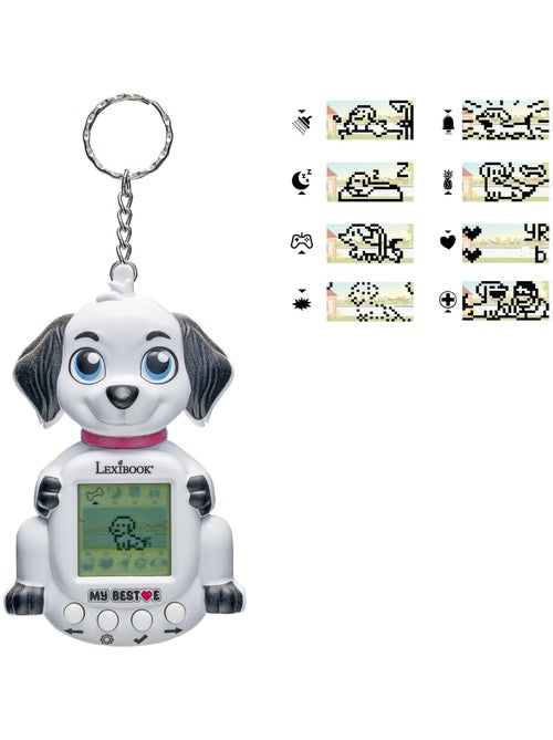 Consola My BestE® Gigapets® Puppy con pantalla LCD y enganche para llavero - Kiabi