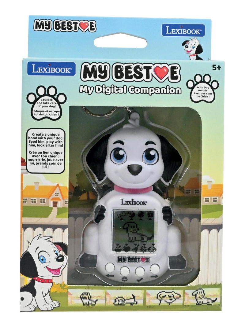Consola My BestE® Gigapets® Puppy con pantalla LCD y enganche para llavero Blanco - Kiabi