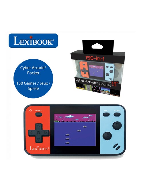 Consola puertoátil Cyber Arcade® Pocket pantalla LCD en color de 1,8'' 150 juegos - Kiabi