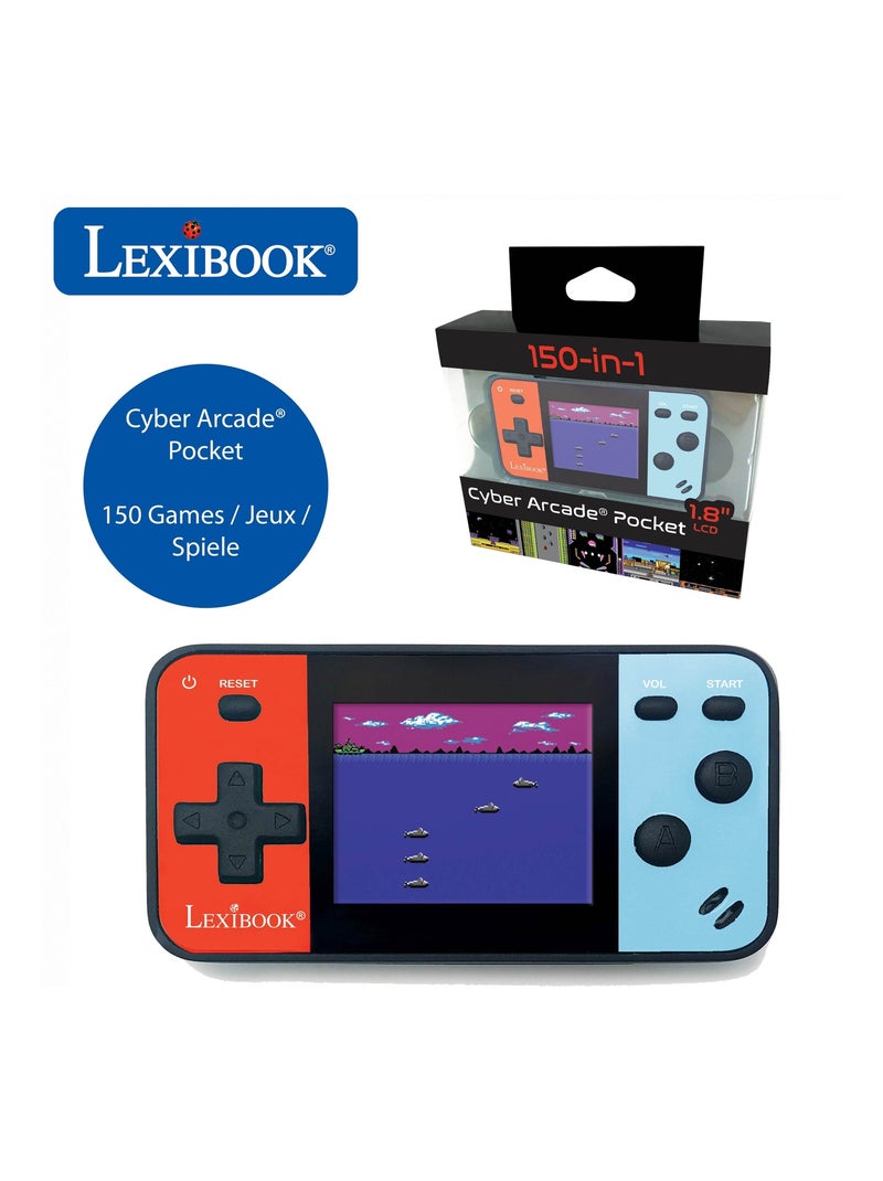 Consola puertoátil Cyber Arcade® Pocket pantalla LCD en color de 1,8'' 150 juegos Multicolor - Kiabi