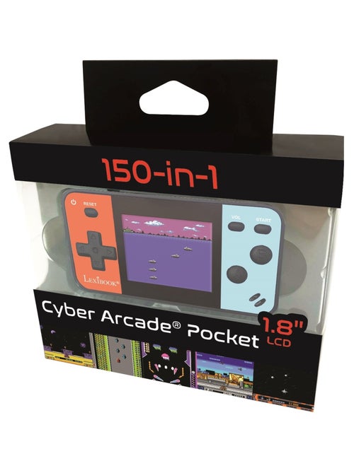 Consola puertoátil Cyber Arcade® Pocket pantalla LCD en color de 1,8'' 150 juegos - Kiabi