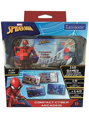 Consola puertoátil Cyber Arcade® pocket Spiderman écran 2.5'' 150 jeux dont 10 Spiderman