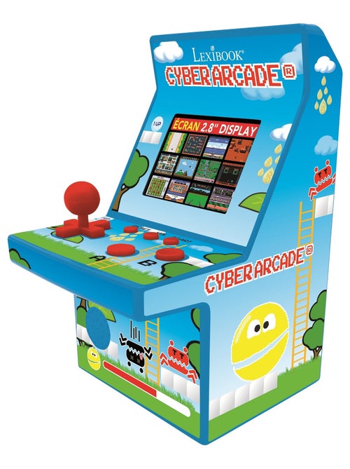 Consola puerto?til Cyber Arcade? con pantalla LCD en color de 2,8'' y 200 juegos en un dise?o retro - Kiabi Consola puerto?til Cyber Arcade? con pantalla LCD en color de 2,8'' y 200 juegos en un dise?o retro - Kiabi
