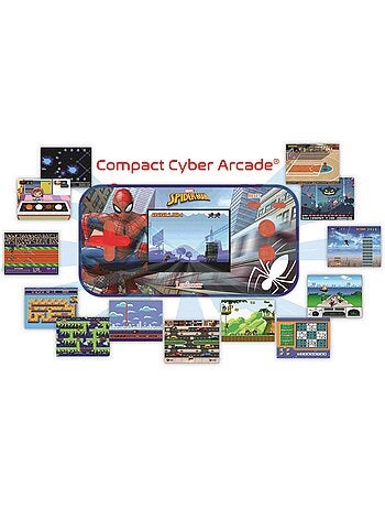 Consola puerto?til Cyber Arcade? pocket Spiderman ?cran 2.5'' 150 jeux dont 10 Spiderman