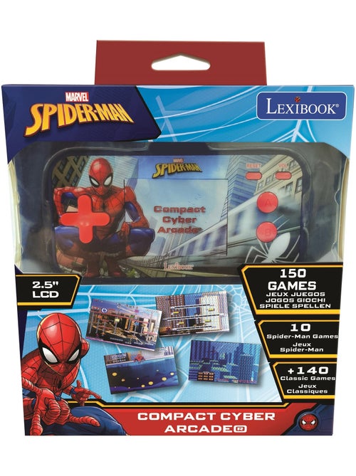 Consola puerto?til Cyber Arcade? pocket Spiderman ?cran 2.5'' 150 jeux dont 10 Spiderman - Kiabi Consola puerto?til Cyber Arcade? pocket Spiderman ?cran 2.5'' 150 jeux dont 10 Spiderman - Kiabi
