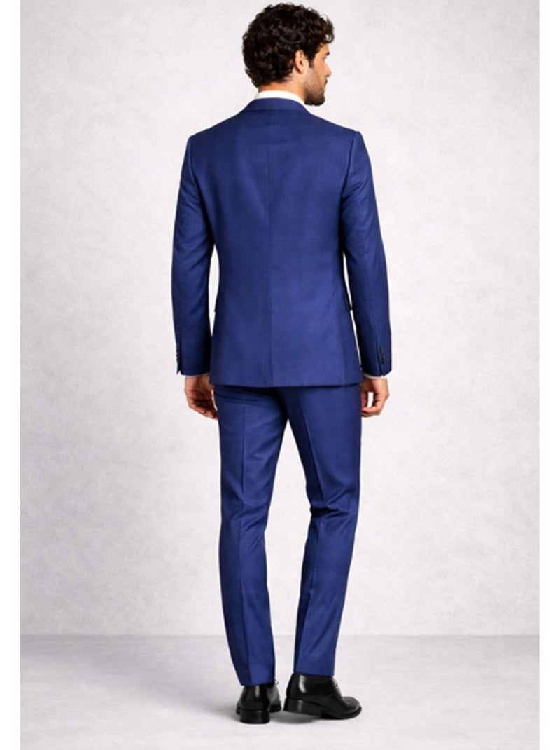copia de Traje slim fit de 2 botones Kebello Azul - Kiabi
