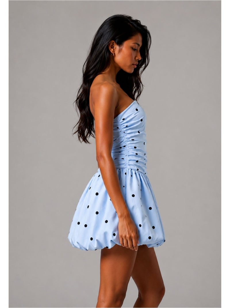 copia de Vestido Kebello Azul cielo - Kiabi
