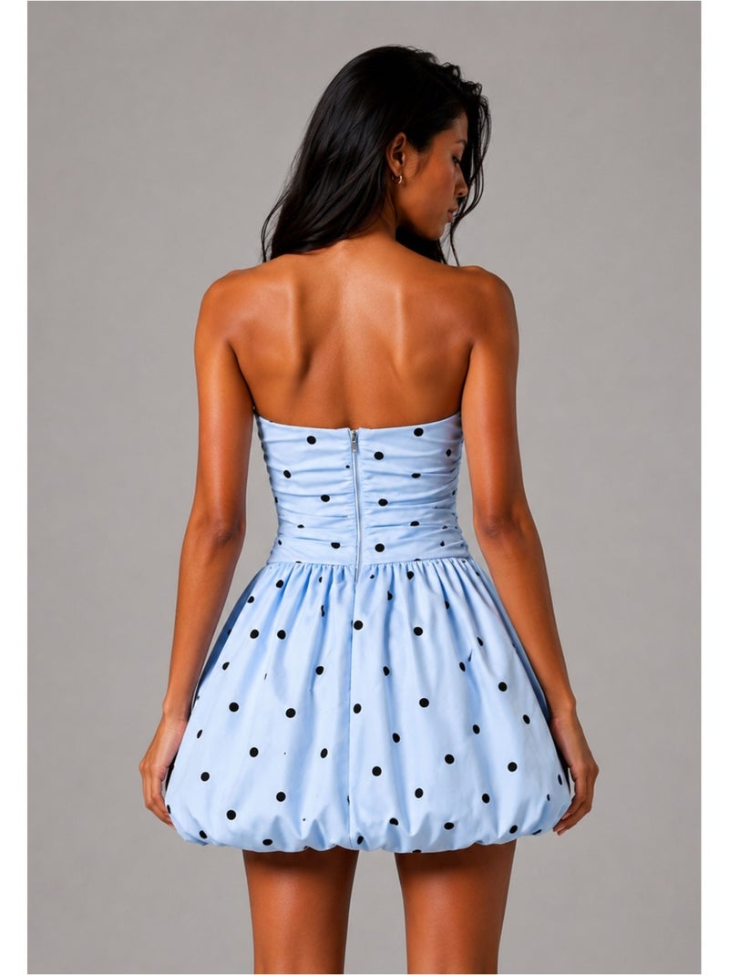 copia de Vestido Kebello Azul cielo - Kiabi