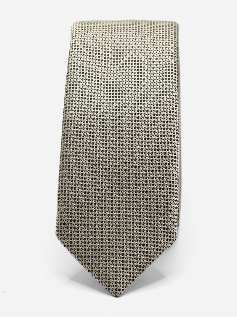 Corbata con textura Beige - Kiabi