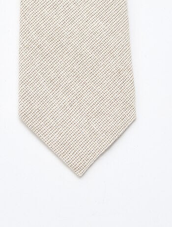 Corbata de lino mezclado