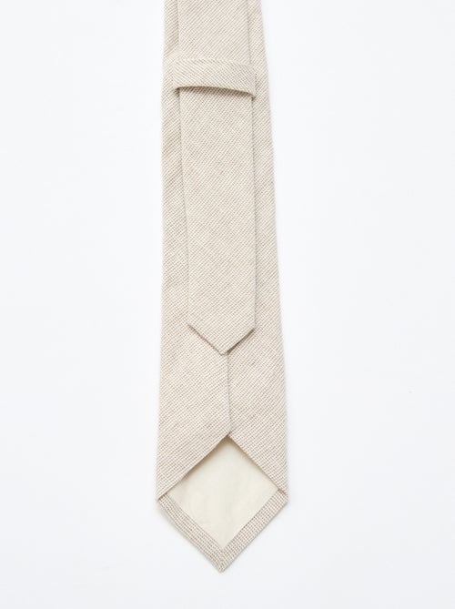Corbata de lino mezclado - Kiabi