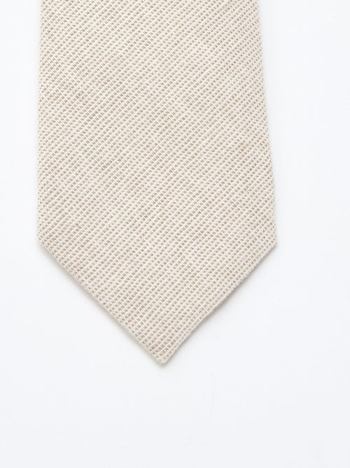 Corbata de lino mezclado - Kiabi
