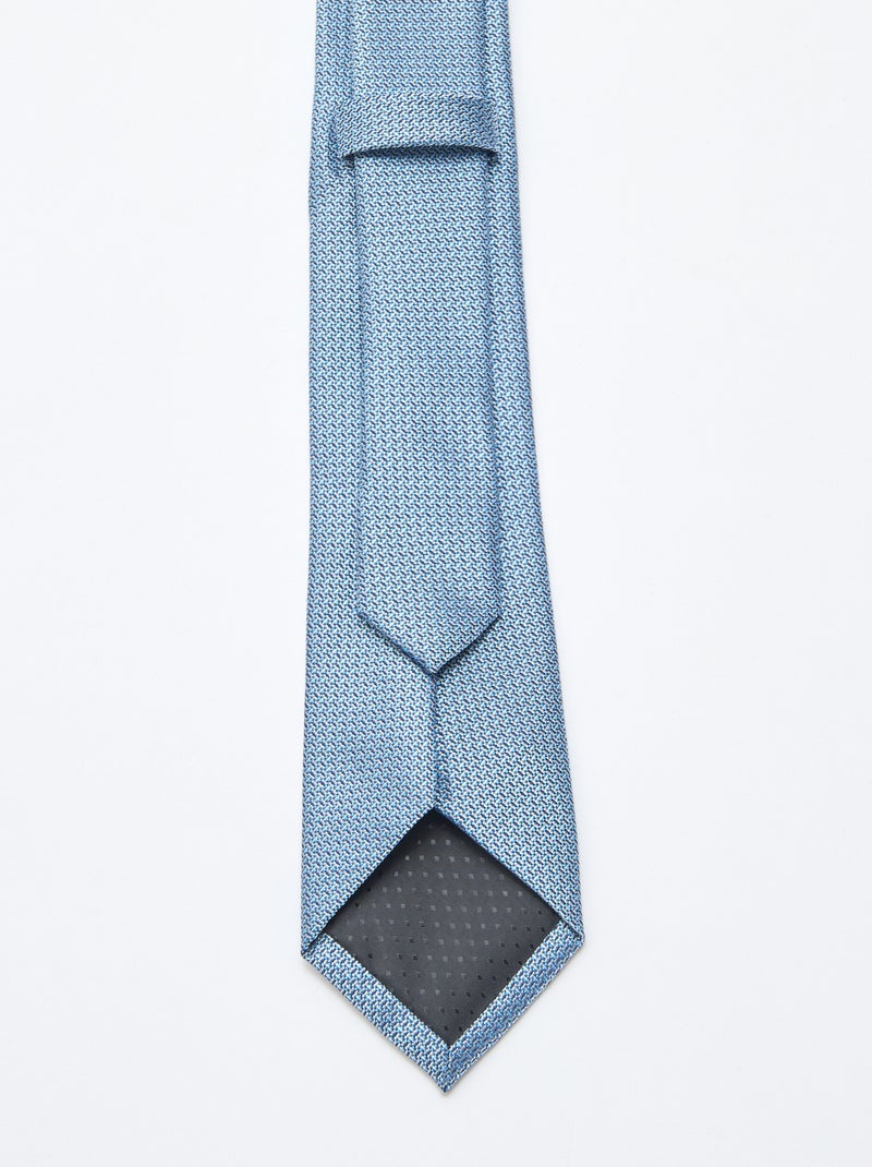 Corbata de satén Azul - Kiabi