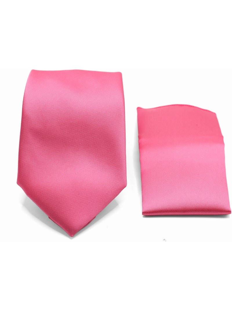 Corbata en estuche - Yves Enzo Magenta - Kiabi