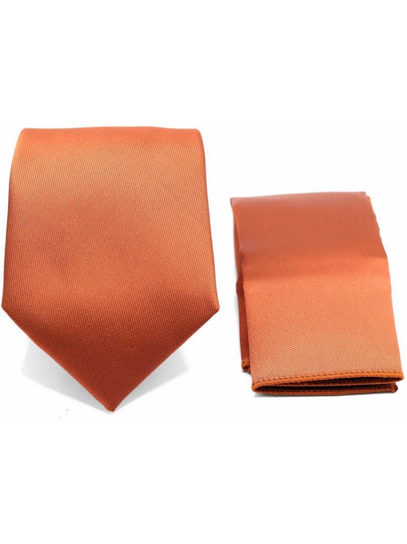 Corbata en estuche - Yves Enzo Terracota - Kiabi