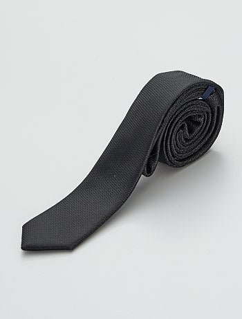 Corbata fina negra - Kiabi