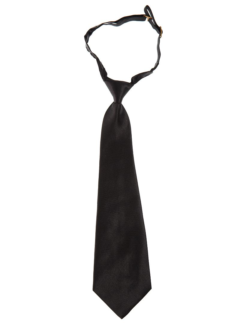 Corbata lisa negro - Kiabi