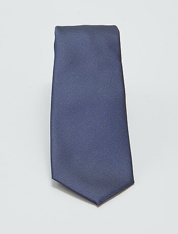 Corbata lisa texturizada