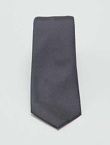 Corbata lisa texturizada