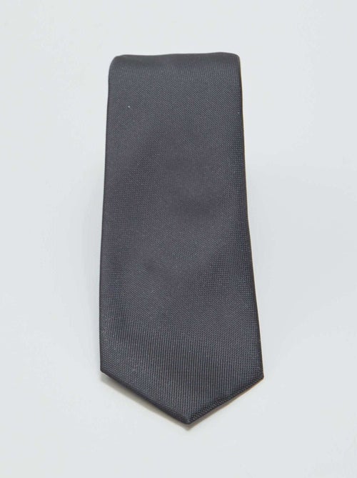 Corbata lisa texturizada - Kiabi