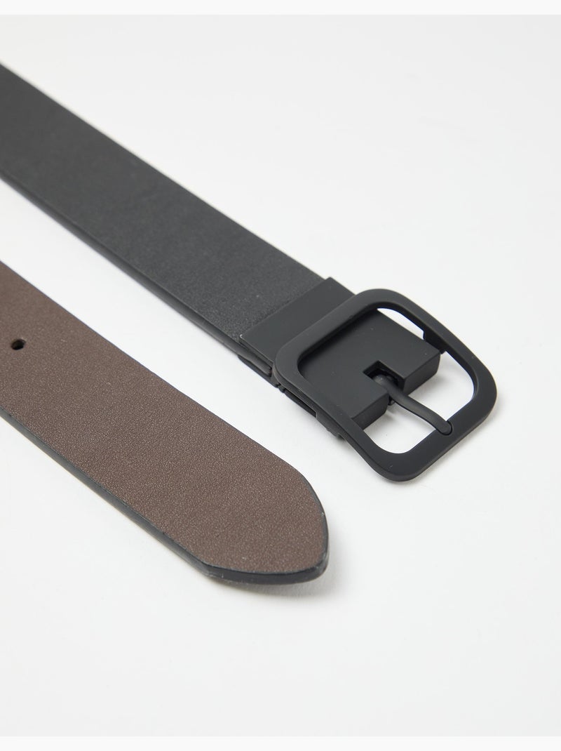 Correa reversible, MO Fashion Negro - Kiabi