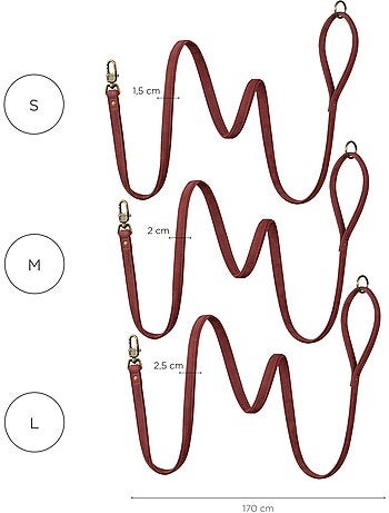 Correa sencilla para perros PELUVIO Regent - 1,7 m