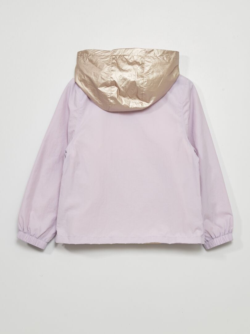 Cortavientos colorblock ROSA - Kiabi