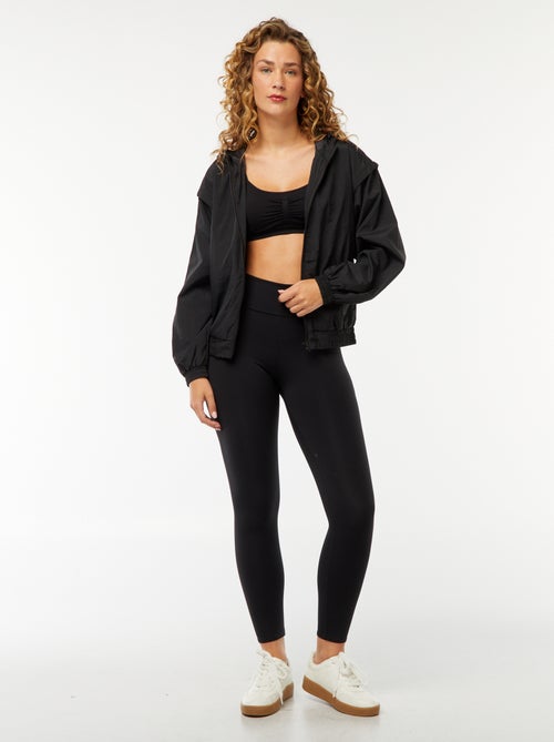 Cortavientos con capucha liso - Kiabi