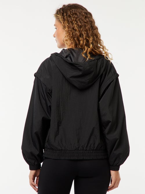 Cortavientos con capucha liso - Kiabi