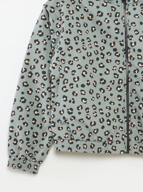 Cortavientos con capucha y bajo elástico - Kiabi