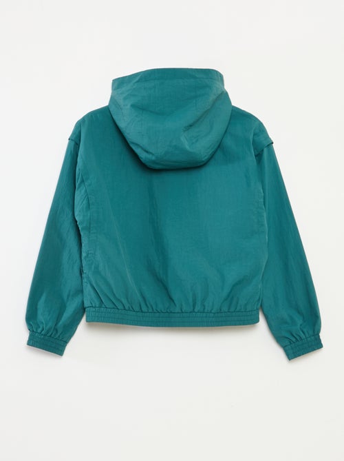 Cortavientos con capucha y bajo elástico - Kiabi