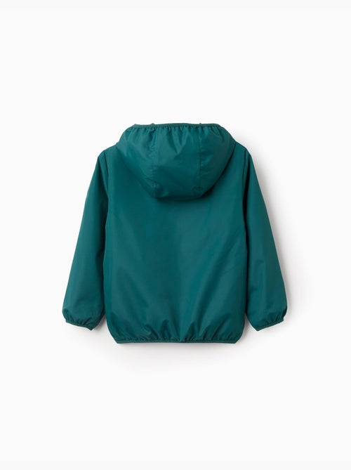 Cortavientos con capucha y bolsillos - Kiabi