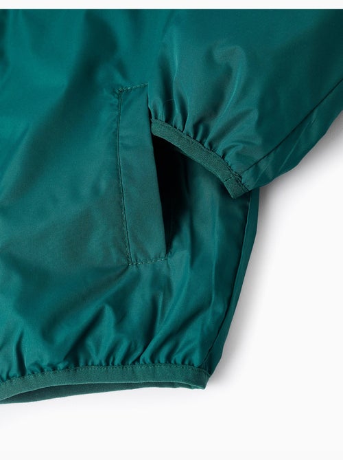 Cortavientos con capucha y bolsillos - Kiabi