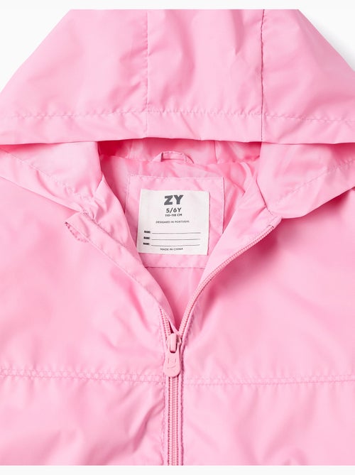 Cortavientos con capucha y forro - Kiabi