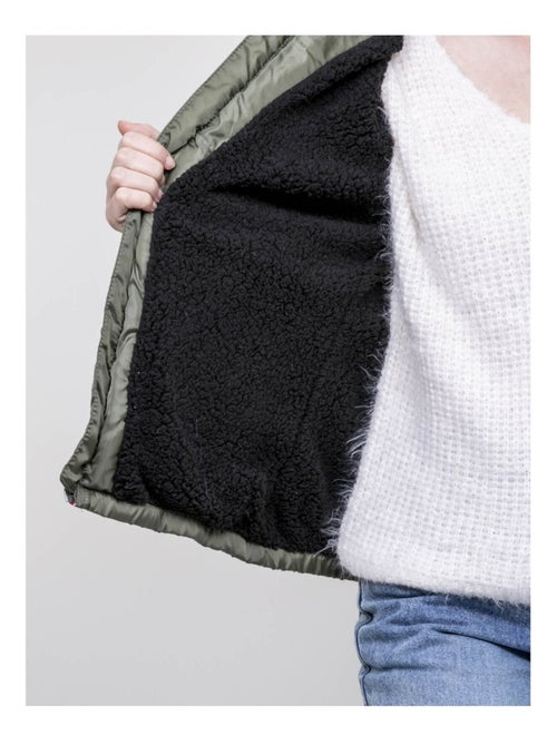 Cortavientos con forro sherpa UZAVIA - Kiabi