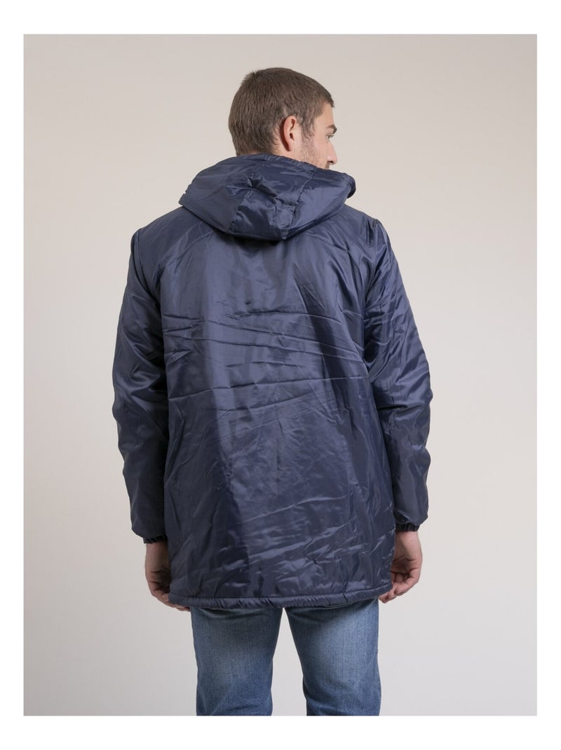 Cortavientos con forro sherpa ZALTINA Azul marino - Kiabi