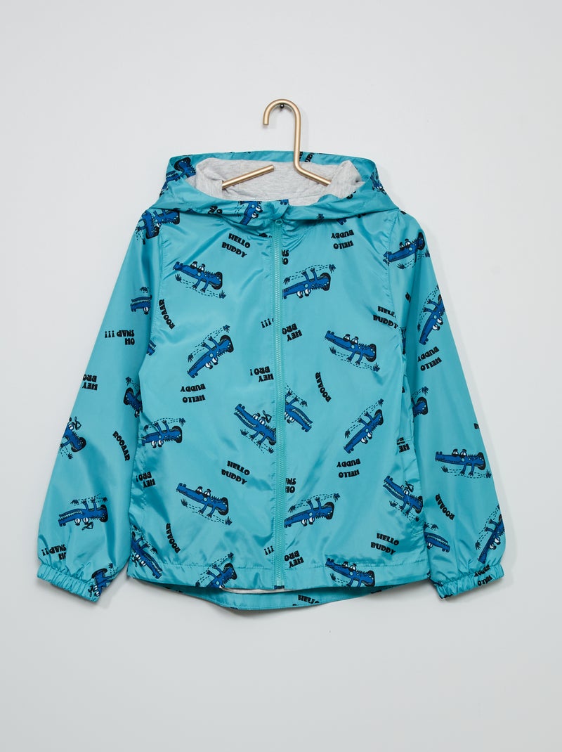Cortavientos estampado AZUL - Kiabi