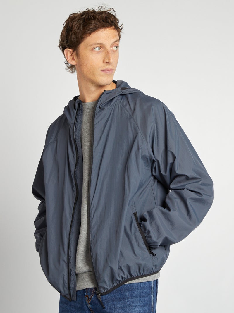 Cortavientos impermeable AZUL - Kiabi