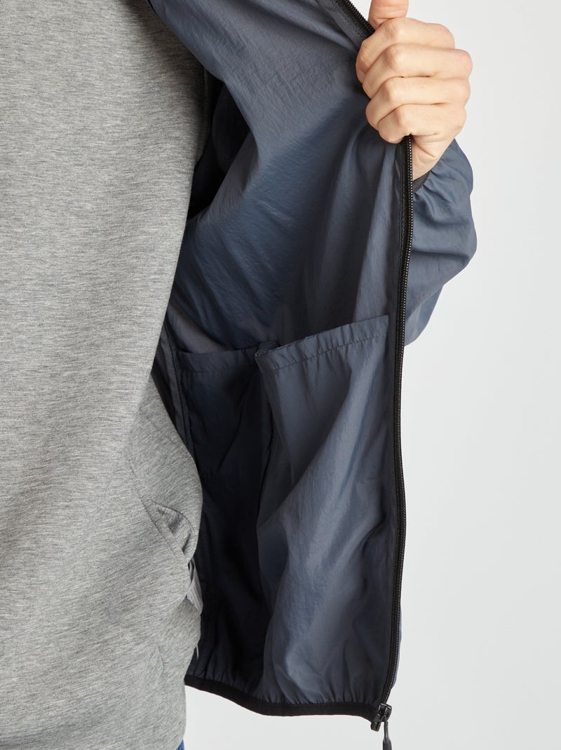 Cortavientos impermeable AZUL - Kiabi