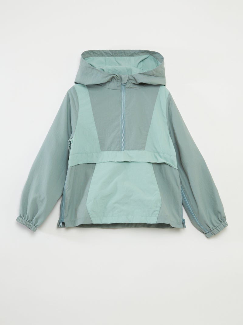 Cortavientos ligero - colección "fácil de poner" VERDE - Kiabi