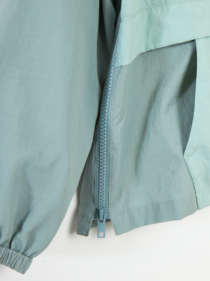 Cortavientos ligero - colección "fácil de poner" VERDE - Kiabi