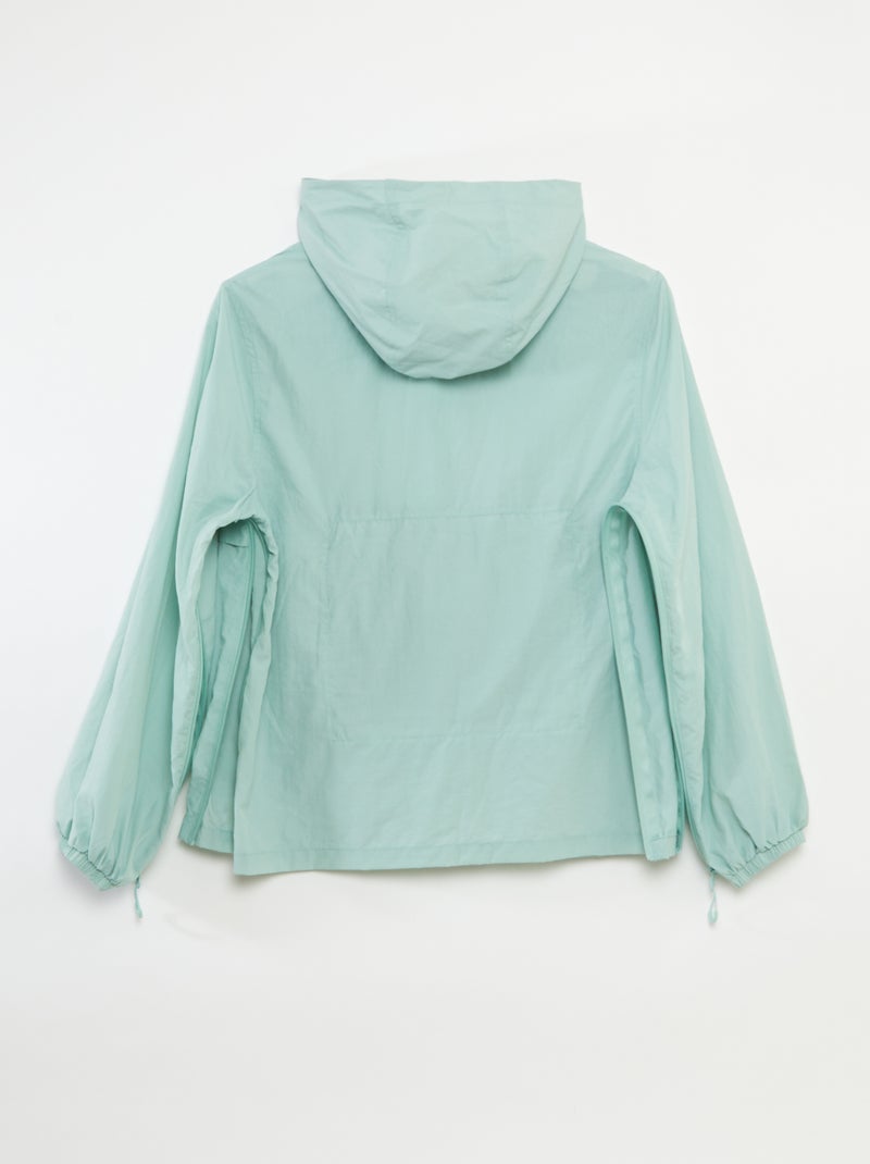 Cortavientos ligero - colección fácil de poner VERDE - Kiabi