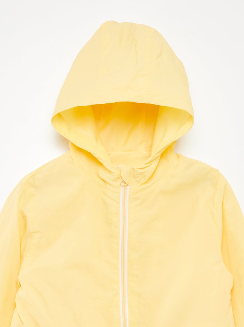 Cortavientos liso AMARILLO - Kiabi