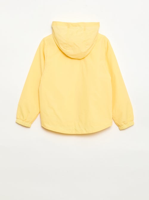 Cortavientos liso que se guarda en su capucha - Kiabi