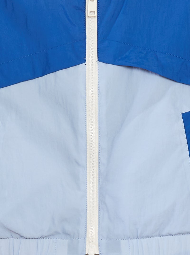 Cortavientos reversible bicolor AZUL - Kiabi